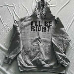 Sebastian Maniscalco tour hoodie.  Brand new, never worn.  Has been washed.